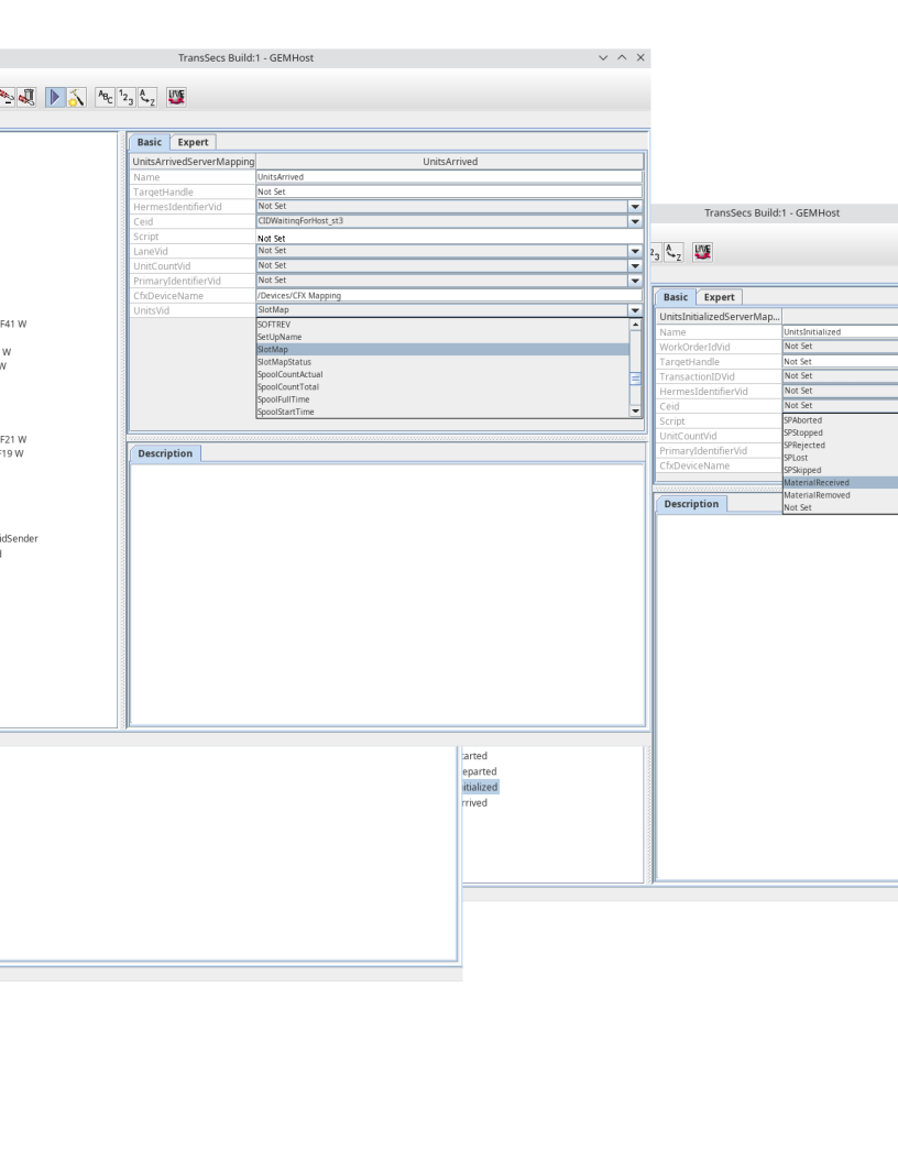 TransSECS screenshots