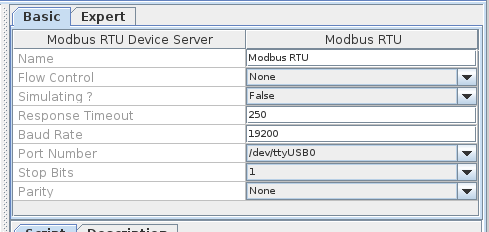 TransSECS/PLC Modbus Configuration